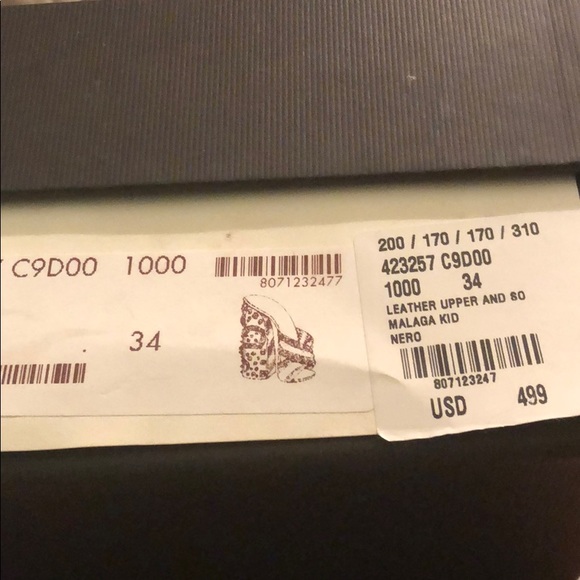 Gucci Leather Upper And So Malaga Kid Nero - Picture 4 of 8